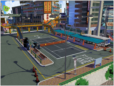 Seg Superstars Tennis Screenshot