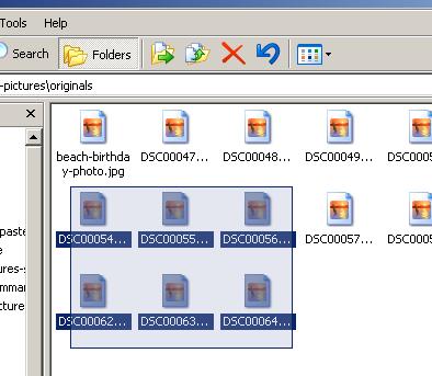 selection rectangle