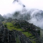 Machu Picchu in the mist